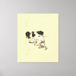 A Dog Day Pl 03 (1902) Cecil Charles Tapestry Leinwanddruck