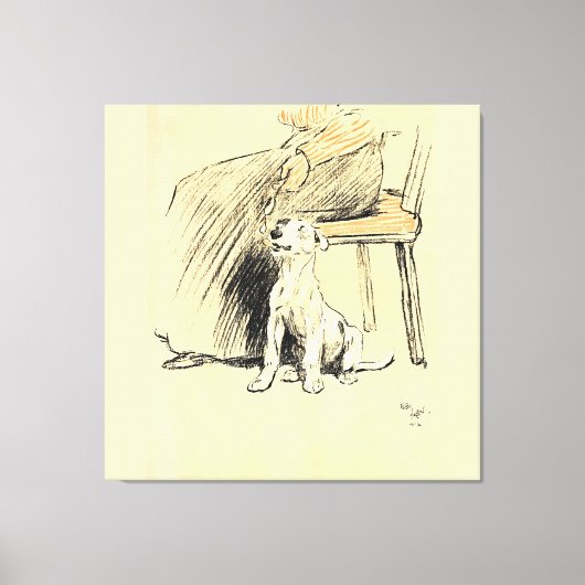 A Dog Day Pl 12 (1902) Cecil Charles Windsor Leinwanddruck (Vorderseite)