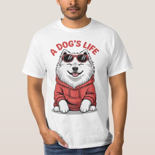 A Dogs Life Cute Funny T-Shirt Gift For Him Her Ma (Vorderseite)