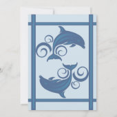 A Dolphin Einladung (Rückseite)