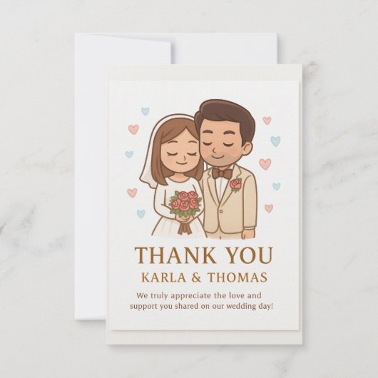 A Dream of Love Dankeskarte (Rückseite)