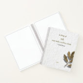 'A drop of ink may make a million think' writer's  Notizblock (Innenseite)