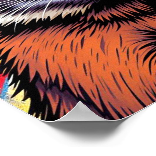 A DRUNK RACCOON WALKS INTO A BAR-5 POSTER (Ecke)