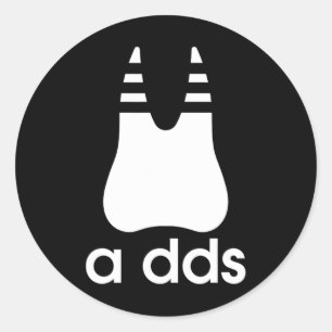A DS - Funny Dentist Dentistry Dental Medicine De Runder Aufkleber