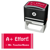 "A+ Effort!" + Briefmarke für Kautschuk-Sonderpäda Permastempel (Beispiel)