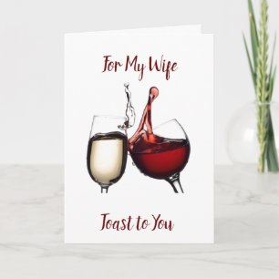 A **ERNTEDANK TOAST** bis ***Meine EHEFRAU*** Feiertagskarte