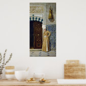 A eunuch before the door of the harem poster (Küche)