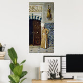 A eunuch before the door of the harem poster (Heimbüro)