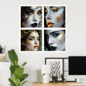 A Face In Time  Poster (Heimbüro)