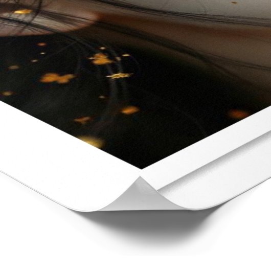 A Face In Time  Poster (Ecke)