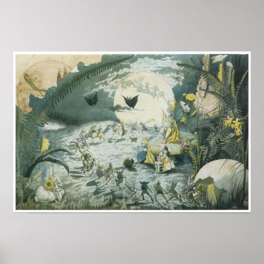 A Fairy Dance, George Cruikshank, Jr Poster (Vorne)