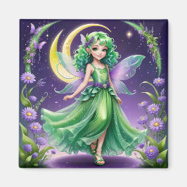 A Fairy - Green Magnet