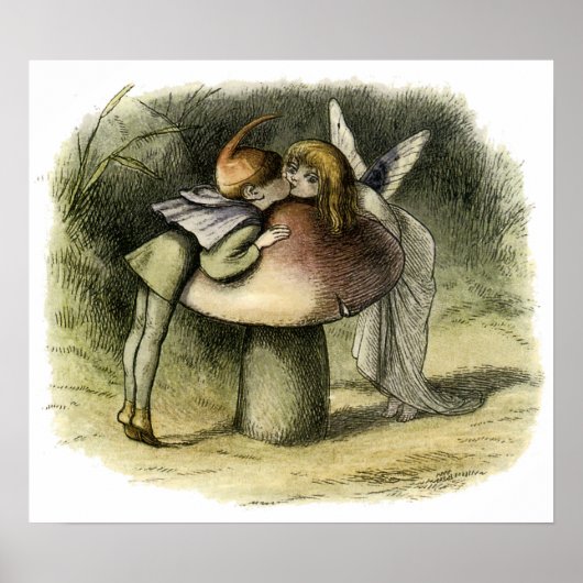 "A Fairy Kiss" von Doyle - Drucken Poster (Vorne)