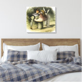 "A Fairy Kiss" von Doyle Leinwanddruck (Insitu (Schlafzimmer))