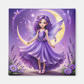 A Fairy - Lila Magnet (Vorne)
