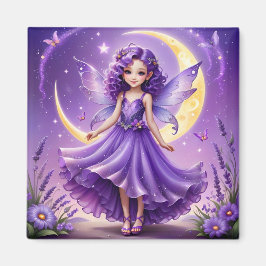 A Fairy - Lila Magnet