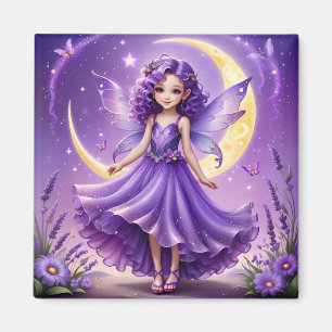 A Fairy - Lila Magnet