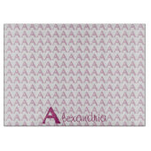 A - Falck Alphabet (Rosa) Schneidebrett (Vorderseite)