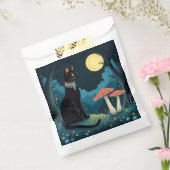 A Familiar Black Cat And Toadstools Halloween 1 Geschenktütchen (Versiegelt)