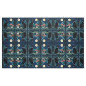 A Familiar Black Cat And Toadstools Halloween 1 Stoff (Fat Quarter (45,7 x 55,9 cm))