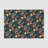 A Familiar Black Cat And Toadstools Halloween 2 Seidenpapier (Vorderseite)