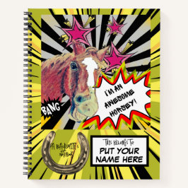a farrier/ blacksmiths notebook notizblock