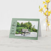 A Father's Love Shall Everlast - Sympathy Card Karte (Gelbe Blume)