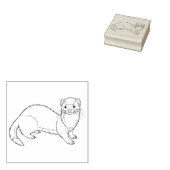 A Ferret Gummistempel (Stempel)