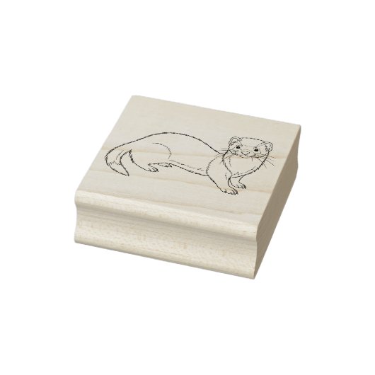 A Ferret Gummistempel (Stempel)