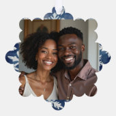 A Festive and Personalized Keepsake:Photo Ornament Karte (Rückseite)