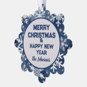 A Festive and Personalized Keepsake:Photo Ornament Karte (Linke Ecke)