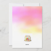 A Festive Birthday Cake Feiertagskarte