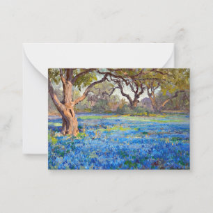 A Field of Bluebonnets at Alamo Heights, 1919 Mitteilungskarte