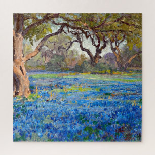 A Field of Bluebonnets at Alamo Heights, 1919, Puzzle