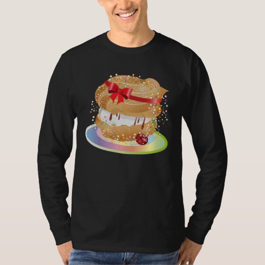 A filled wind bag with  bow illustration T-Shirt (Vorderseite)