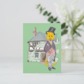 A Fine Feline Postkarte (Stehend Vorderseite)