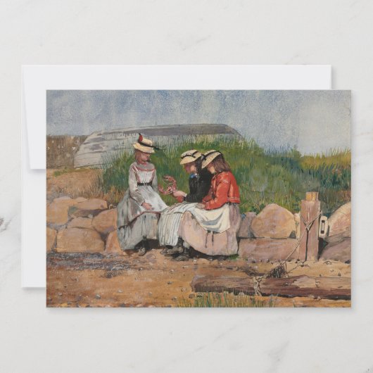 A Fisherman-Tochter | Winslow Homer (Vorderseite)