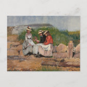 A Fisherman-Tochter | Winslow Homer Postkarte (Vorderseite)