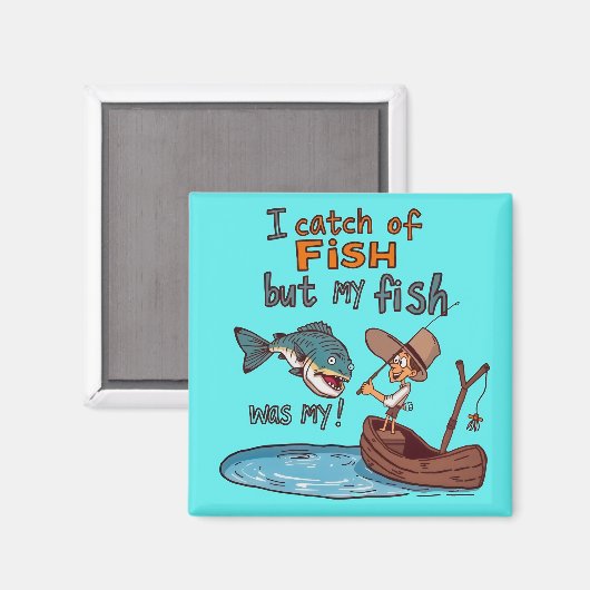  A Fishy Surprise  Magnet (Vorderseite/Rückseite)