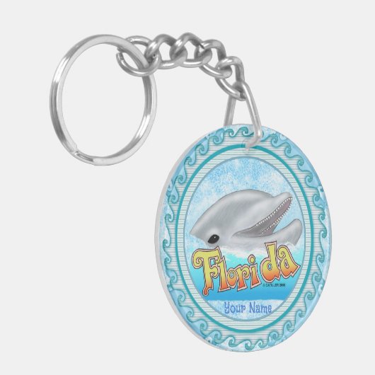 A Florida Dolphin Schlüsselanhänger (Vorderseite links)