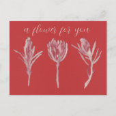 A flower for you postkarte (Vorderseite)