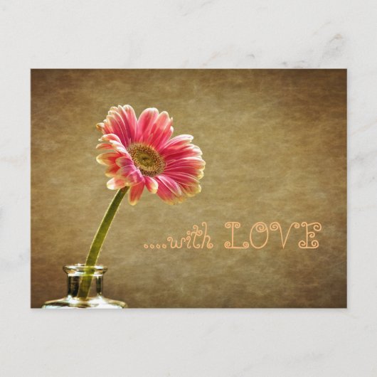 A flower for you ... postkarte (Vorderseite)