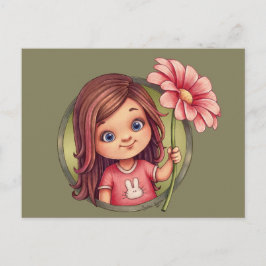 A flower for you postkarte