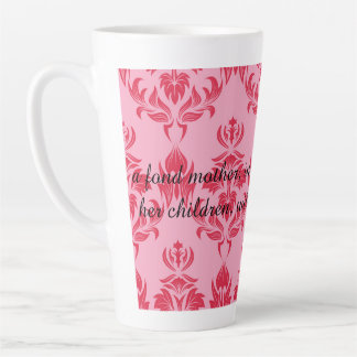 A fond mother will swallow anything milchtasse