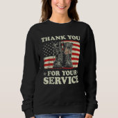 A For Veteran Day Sweatshirt (Vorderseite)