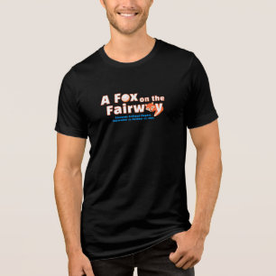 "A" Fox on the Fairway - Herren - Schwarzes Shirt