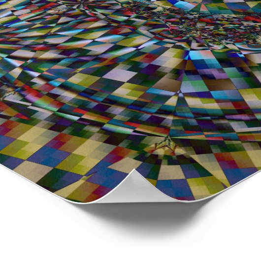 A Fractal of a Chance (Canvas Print) Poster (Ecke)