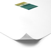 A-Frame Cabin House Extra Large Print Poster (Ecke)