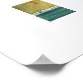 A-Frame Cabin House Großes Print Poster (Ecke)