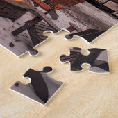 A-Frame Cabin House Weihnachten Puzzle (Seite)